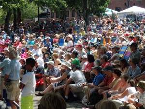 Crowd at Lowell Folk Festival